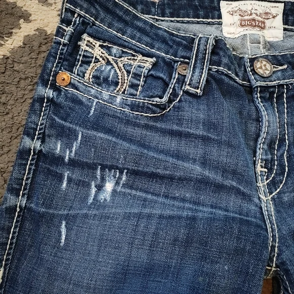 Big Star Maddie Capris Jeans Size 29 - Picture 3 of 9